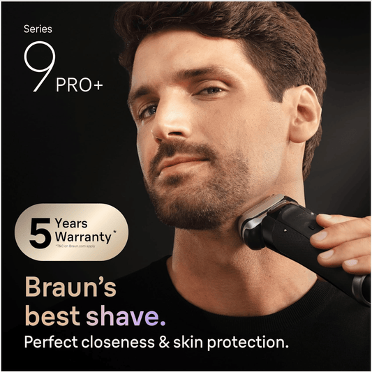 Braun Series 9 Black Shaver, Wet & Dry, 9610S
