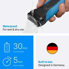 Braun Series 3 Black & Blue Shaver, 310