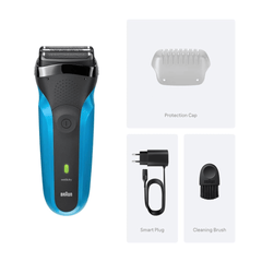 Braun Series 3 Black & Blue Shaver, 310