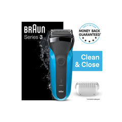 Braun Series 3 Black & Blue Shaver, 310