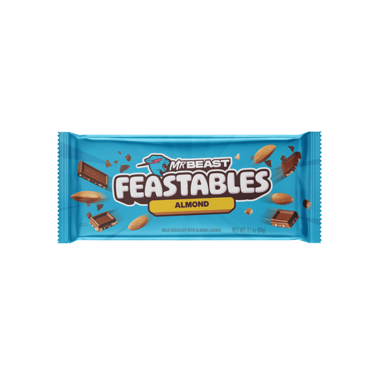 Feastables MrBeast Almond Chocolate Bar, 60g