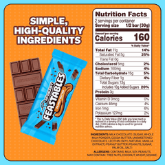 Feastables MrBeast Peanut Butter Milk Chocolate Bar, 60g