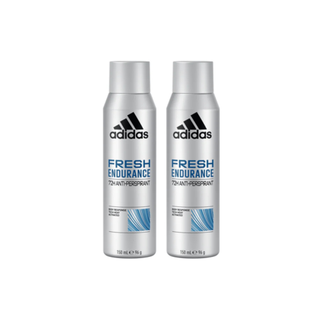 Adidas Deodorant Men Fresh Endurance 150ml, 2 @ 25% OFF
