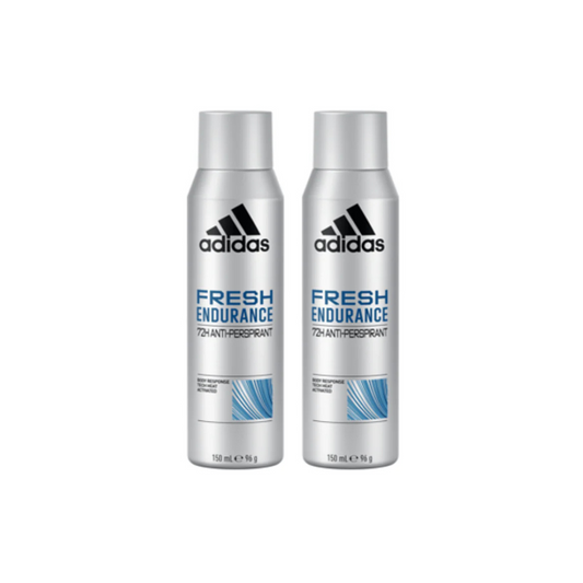 Adidas Deodorant Men Fresh Endurance 150ml, 2 @ 25% OFF