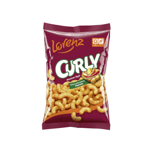 Lorenz Mexican Style Curly With Freshly Ground Peanuts 100g