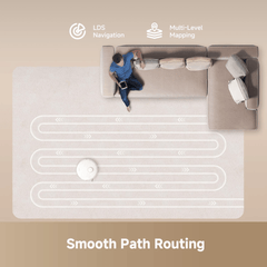 Dreame D20 Plus Robot Vacuum & Mop, White