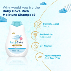 Dove Baby Shampoo Tear Free Rich Moisture 400ml