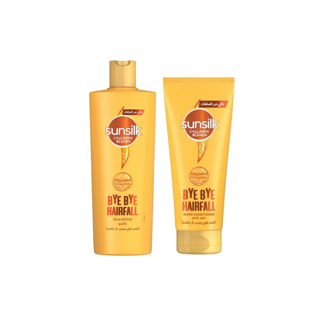Sunsilk Bye Bye Hair Fall Shampoo 350ml + Conditioner 170ml, 30% OFF