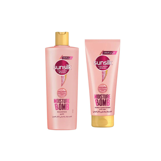 Sunsilk Moisture Bomb Shampoo 350ml + Conditioner 170ml, 30% OFF