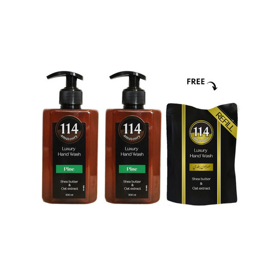 Amatoury Hand Soap Pine 500ml x2 + Refill Free