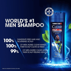 Clear Anti-Dandruff Men Shampoo Ultra Hydro Boost Men Vini Jr. Edition, 360ml