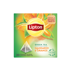 Lipton Mandarin & Orange Green Tea, Pyramide 20s