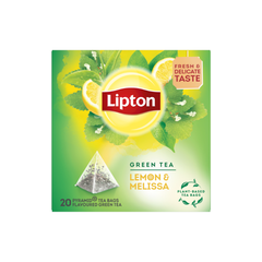 Lipton Lemon & Melissa Green Tea, Pyramide 20s