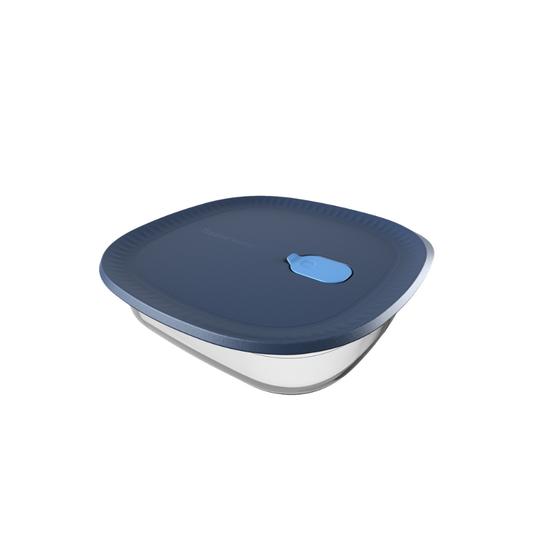 Tupperware Square Glass Ovenware With Lid 1.6L