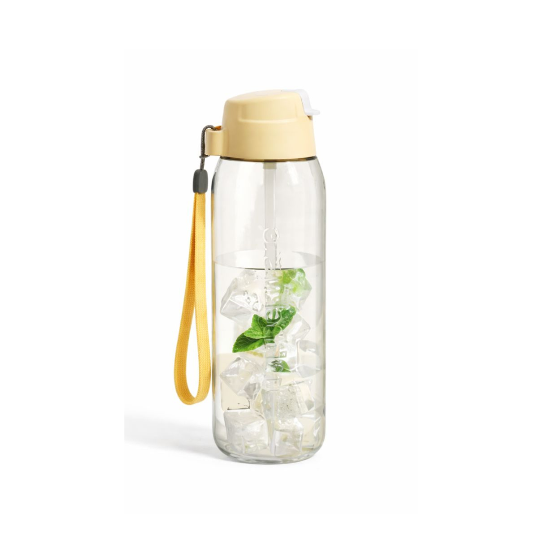 Tupperware Straw Top Flask 750ml Vanilla