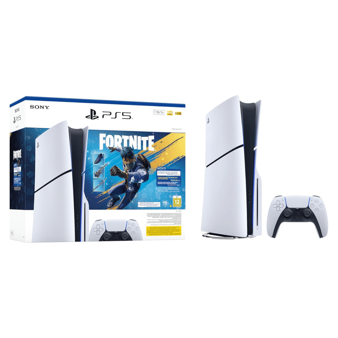 PlayStation PS5 Slim Console with 2 Years Warranty Fortnite