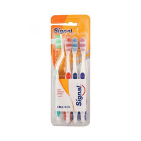 Fattal Online - Buy Signal Toothbrush Fighter Plus Soft x4 in Lebanon