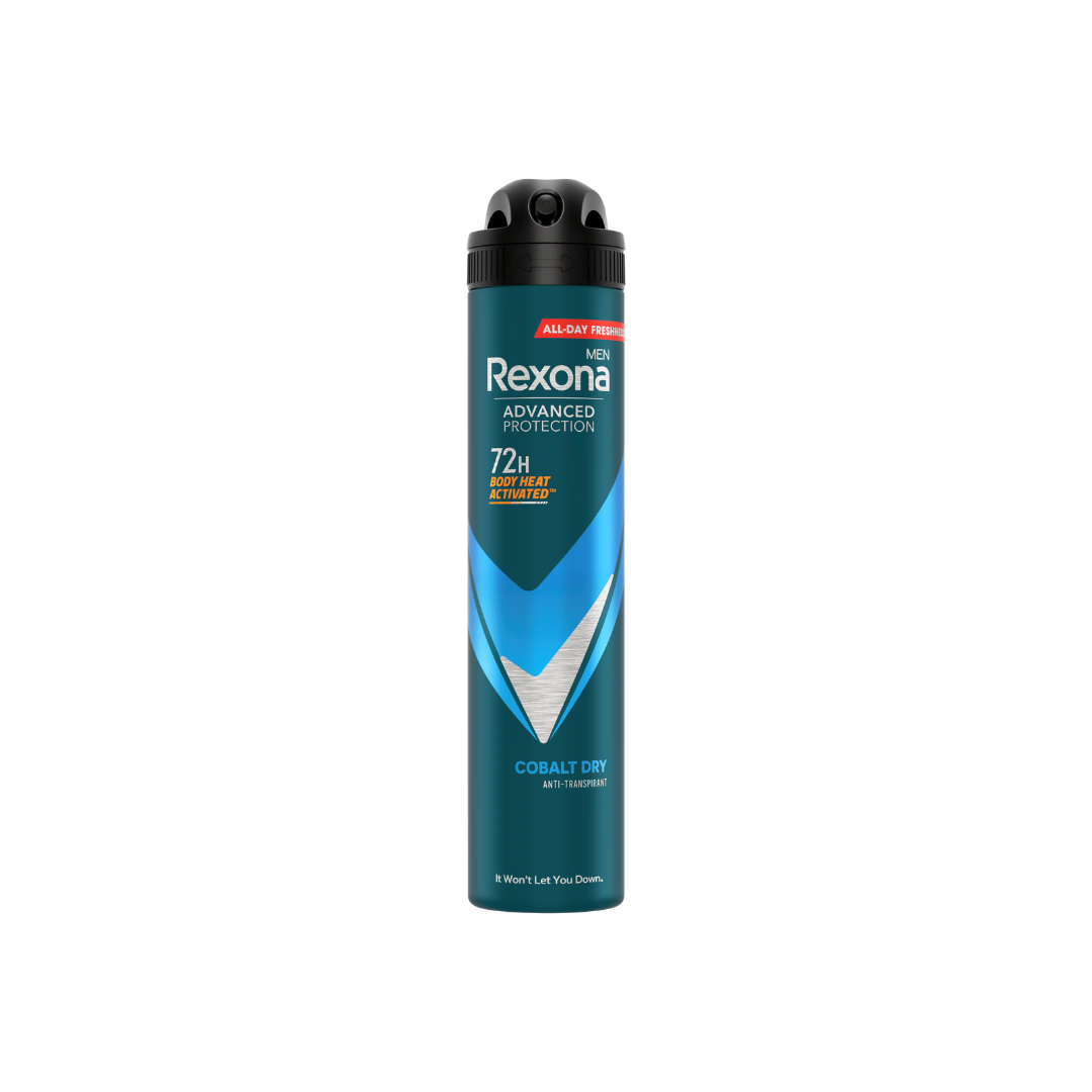 Rexona Deo Men Antiperspirant 72H Cobalt Dry, 200ml