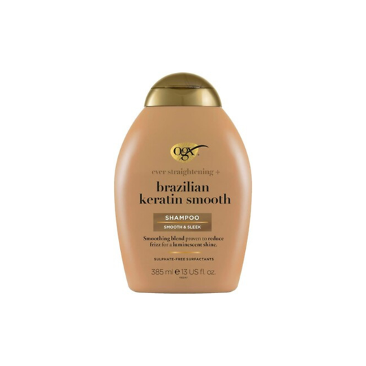 OGX Brazilian Keratin Smooth Shampoo, Sulphate-Free 385ml