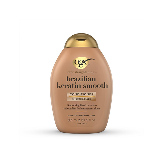OGX Brazilian Keratin Smooth Conditioner, Sulphate-Free 385ml