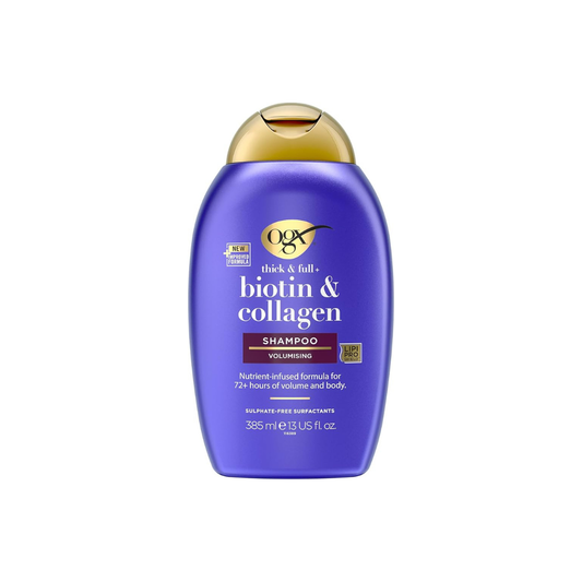 OGX Biotin & Collagen Shampoo Volumising, Sulphate-Free, 385ml