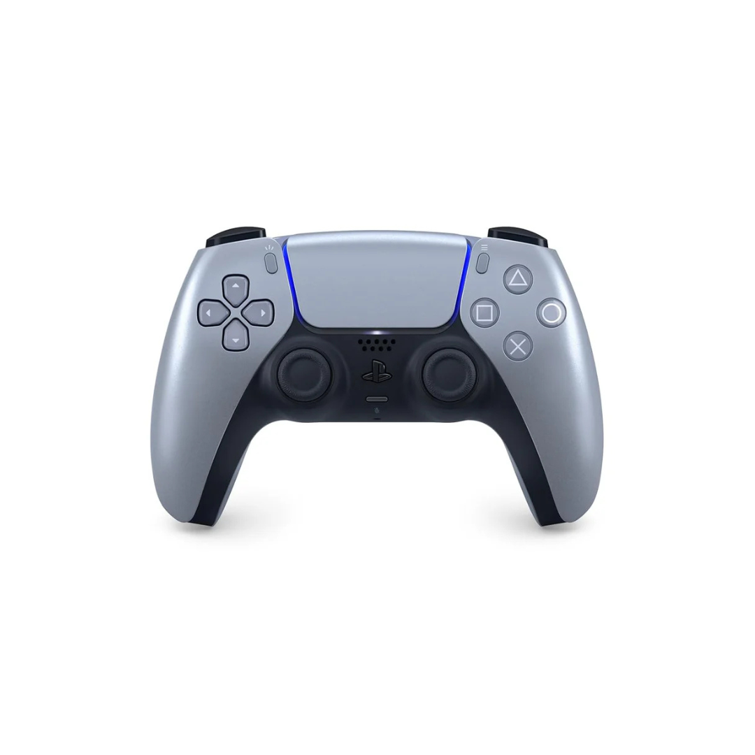 PlayStation PS5 DualSense Wireless Controller, Sterling Silver CFI-ZCT1W08X
