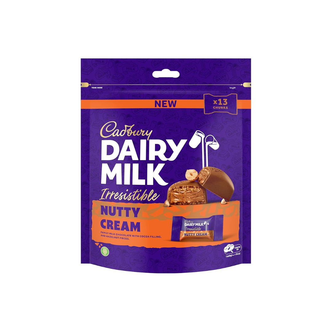 Cadbury Dairy Milk Nutty Cream Hazelnut Minis 136.5g