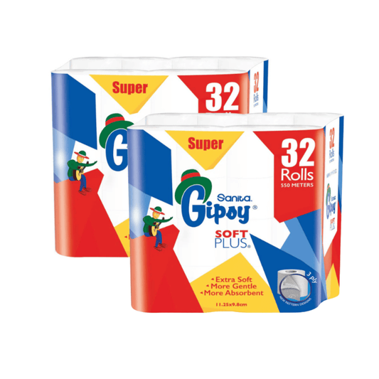 Gipsy Toilet Paper 3 Ply, 2 X 32 Rolls , 20% OFF