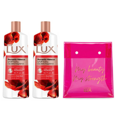 Lux Body Wash Romantic Hibiscus 2x500ml, 15% OFF