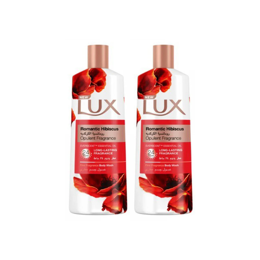 Lux Perfumed Body Wash Romantic Hibiscus 500ml, 2 @ 20% OFF