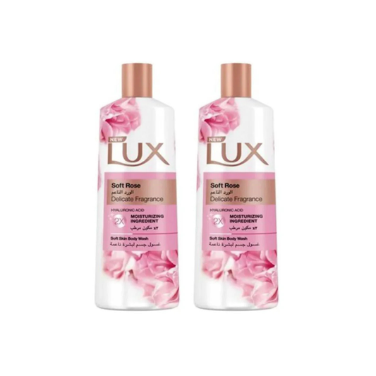 Lux Perfumed Body Wash Soft Rose 500ml, 2 @ 20% OFF
