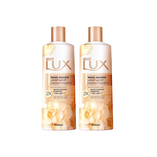 Lux Perfumed Body Wash Velvet Jasmine 500ml, 2 @ 20% OFF