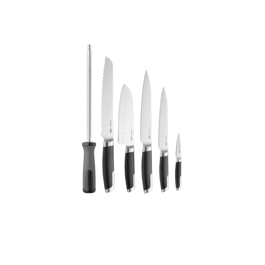 Berghoff Set of 6 Knives Graphite