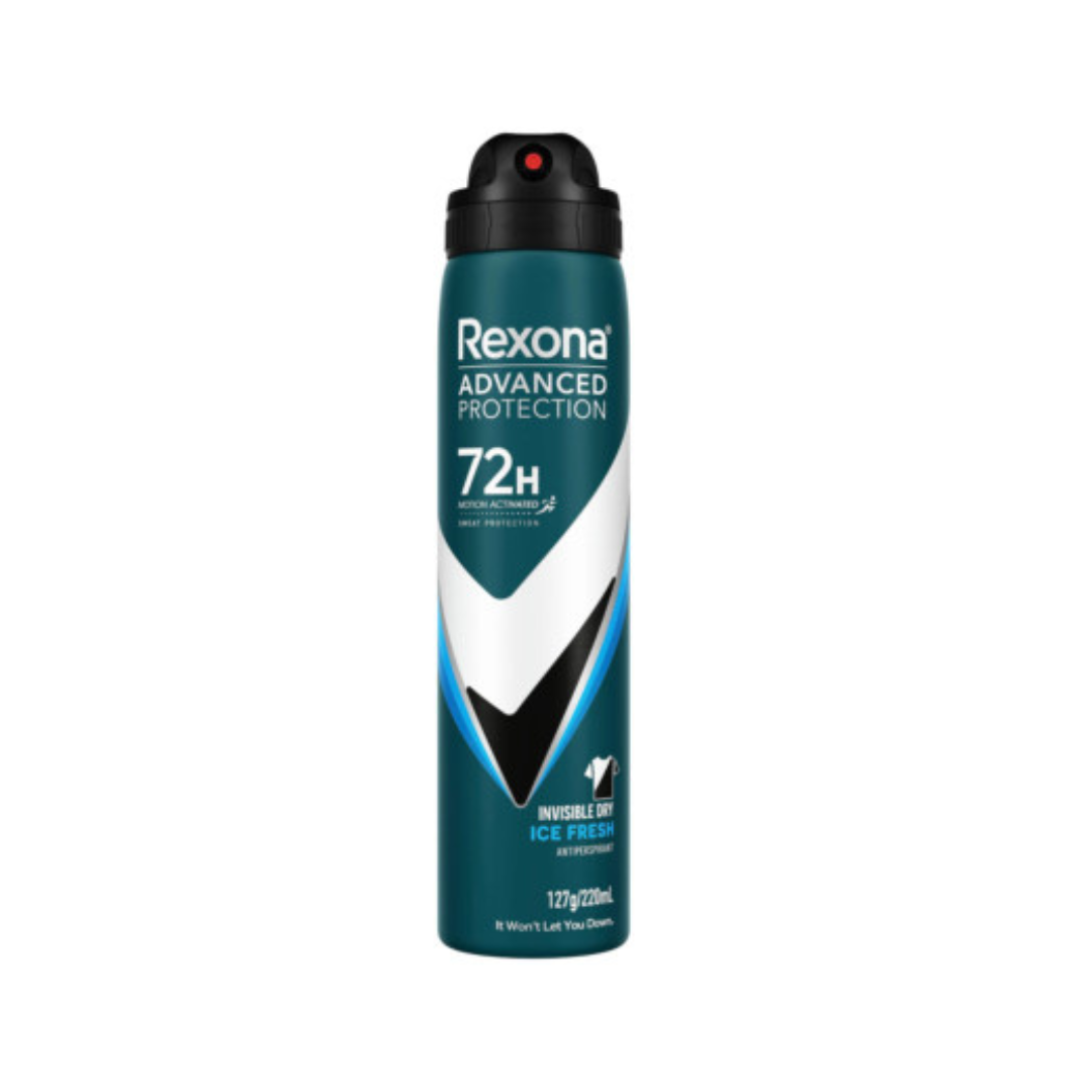 Rexona Deo Men Antiperspirant Invisible Ice Fresh, 200ml