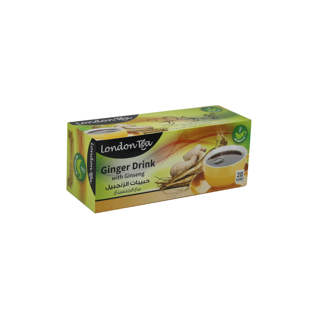 London Tea Instant Ginger & Ginseng 20s