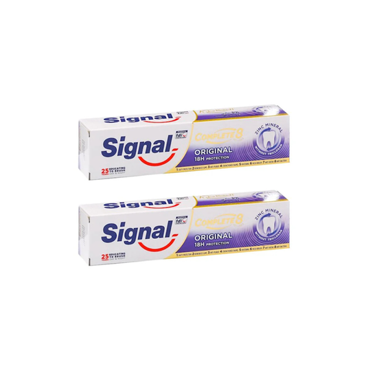 Signal Toothpaste Complete 8 Original 75ml, 2 @ 30% OFF