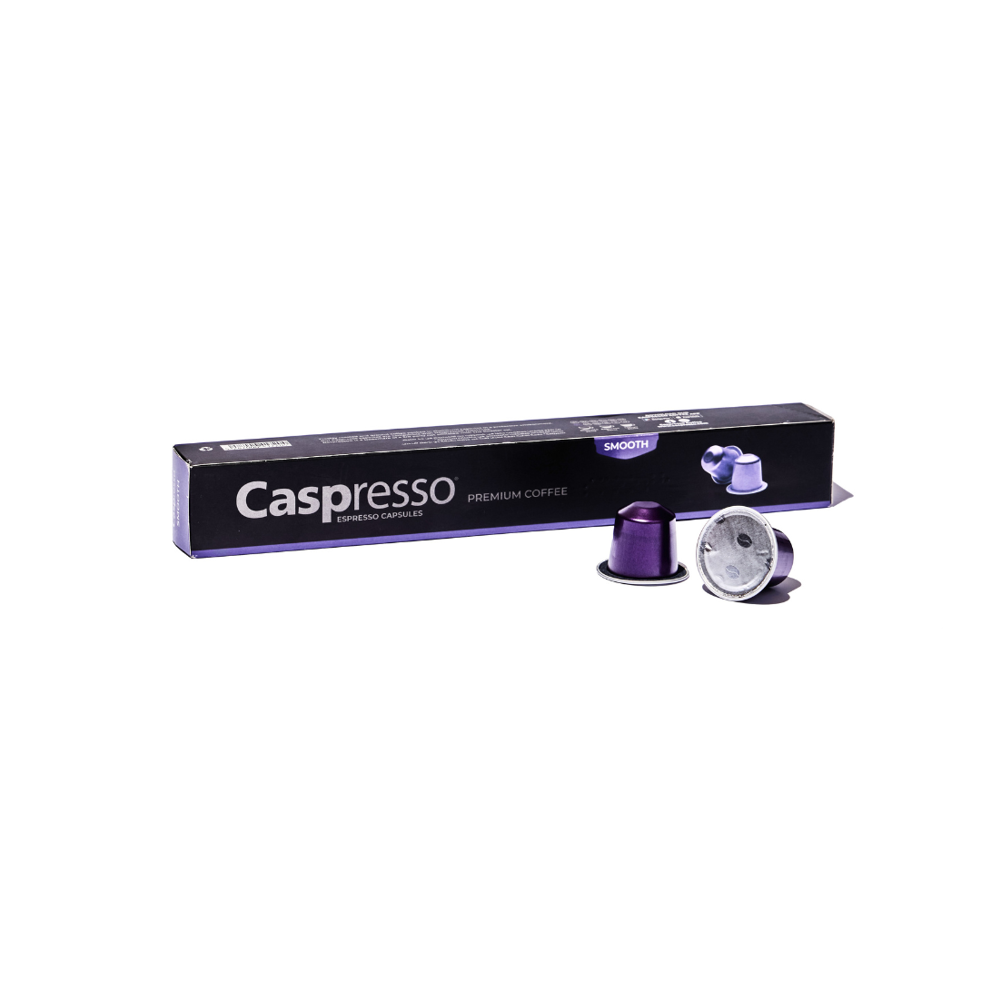 Caspresso Premium Coffee Espresso Smooth 10 Capsules