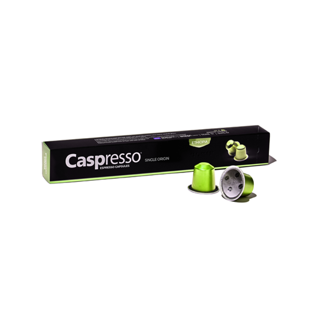 Caspresso Premium Coffee Espresso Ethiopia 10 Capsules