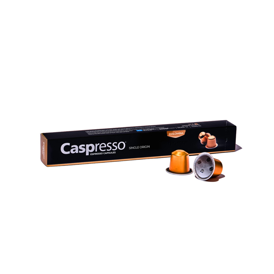 Caspresso Premium Coffee Espresso Colombia 10 Capsules