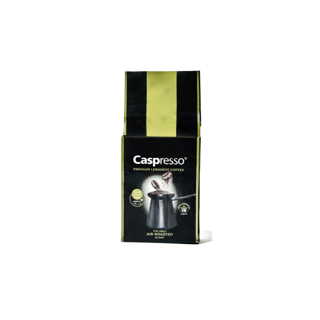 Caspresso Premium Lebanese Coffee With Cardamom Air Roasted 180g