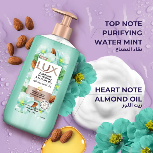 Lux Hand Wash Purify Watermint & Almond Oil 500ml