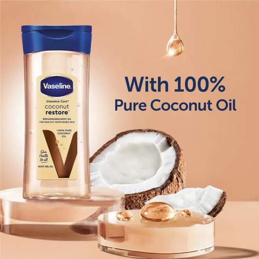 Vaseline Coconut Restore Body Gel Oil, 200ml