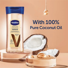 Vaseline Coconut Restore Body Gel Oil, 200ml