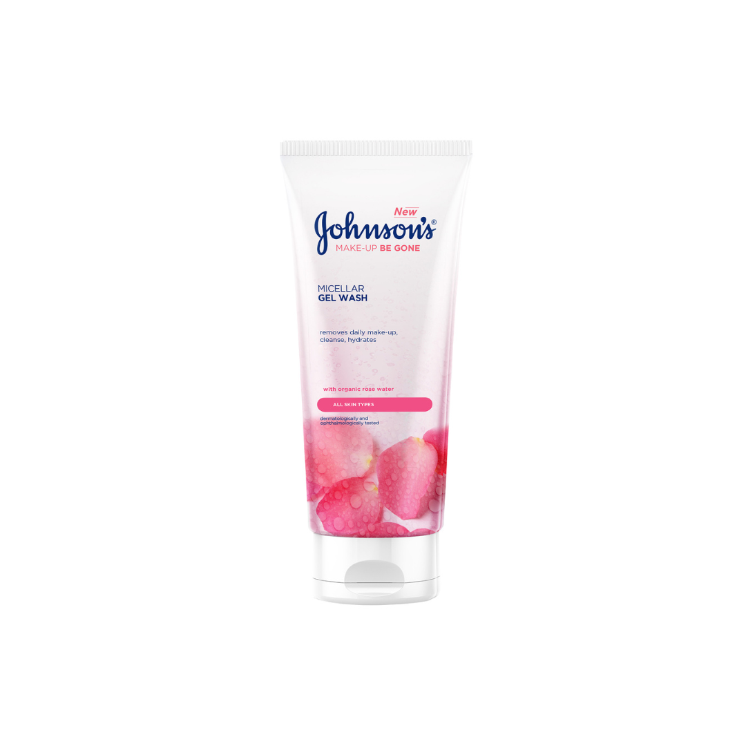 Johnson's Micellar Gel Wash Rose Water All Skin Types, 150ml