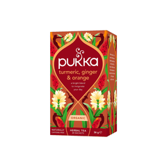 Pukka Organic Herbal Tea Turmeric, Ginger & Orange,  20S