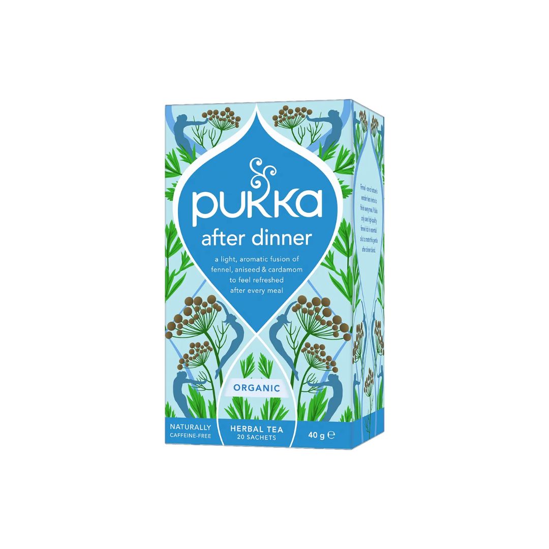 Pukka Organic Herbal Tea After Dinner, 20S