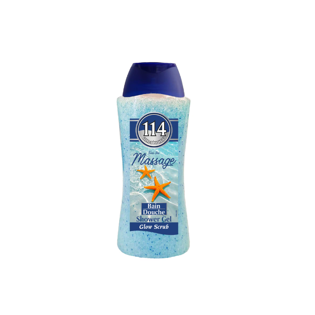 Amatoury Body Wash Glow Scrub 650ml