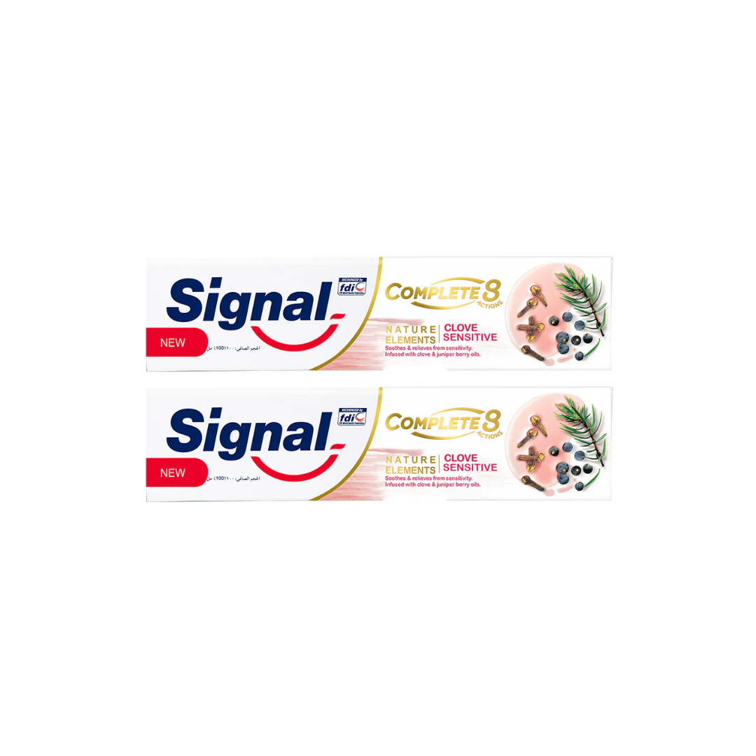 Fat Toothpaste Fattal Online - Buy Signal Natural Toothpaste Clove Sensitive 100ml, 2 ...