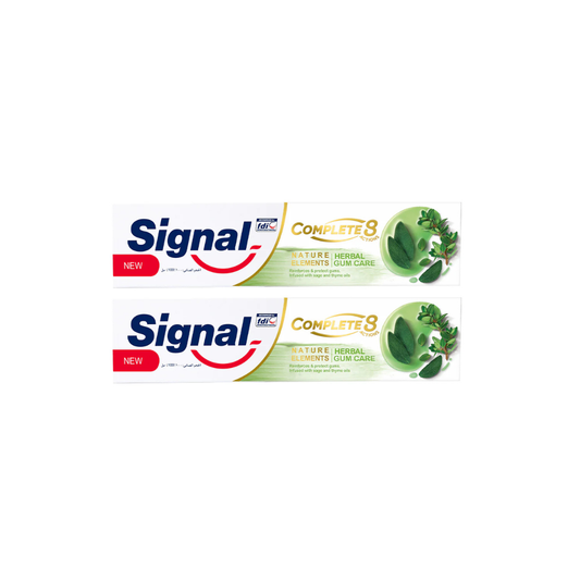 Signal Natural Toothpaste Herbal Gum 100ml, 2 @ 30% OFF