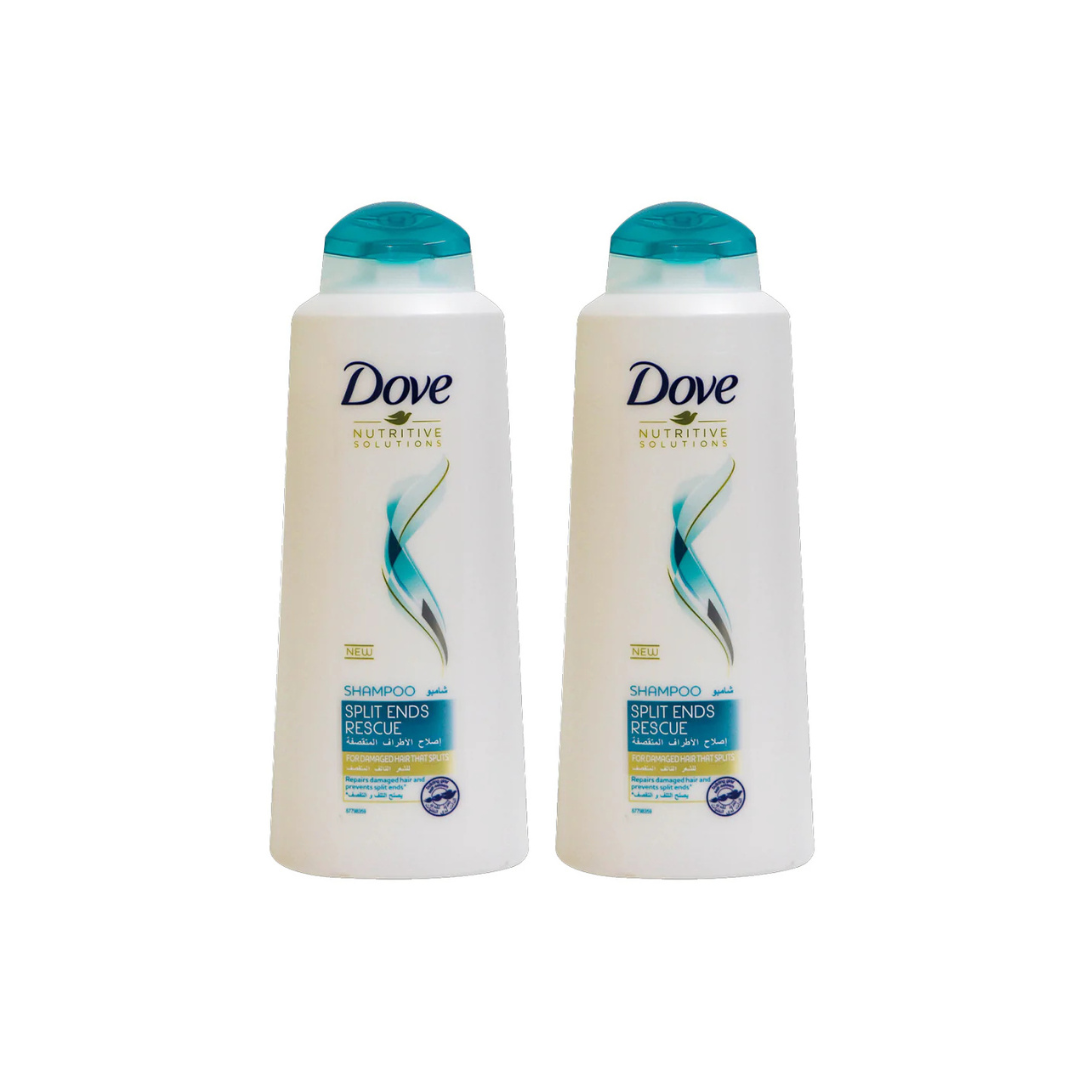 DOVE SHAMPOO Split End Rescue 600ml, 2 @ 20% OFF